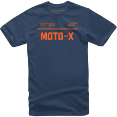 ALPINESTARS Moto X T-Shirt - Navy/Orange - 2XL 12137202470322X
