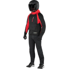 ALPINESTARS MSE Hybrid Hooded Jacket - Black/Red - Small 4201824-1463-S