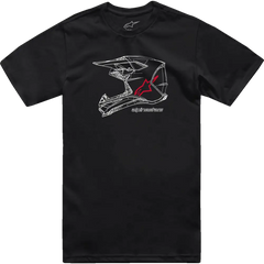 ALPINESTARS MX Helmet T-Shirt - Black - XL 1214-73116-10-XL