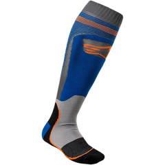 ALPINESTARS MX Plus 1 Socks - Blue/Orange - Small/Medium 4701820-7042-SM