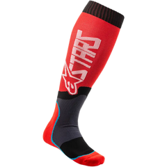 ALPINESTARS MX Plus 2 Socks - Red/White - Small/Medium 4701920-32-M