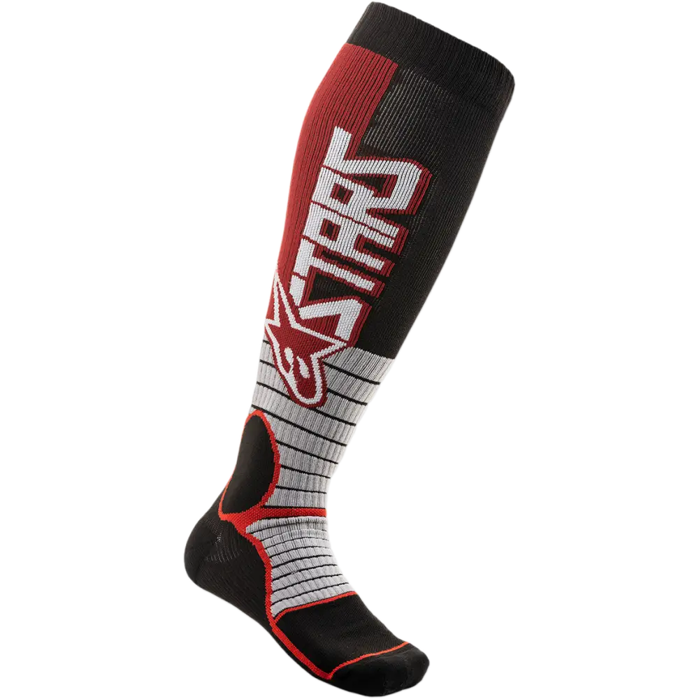 ALPINESTARS MX Pro Socks - Burgandy/Black - Medium 4701520-301-SM
