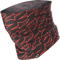 ALPINESTARS Neck Tube - Astars - Black/Fluo Red 4759319-1030