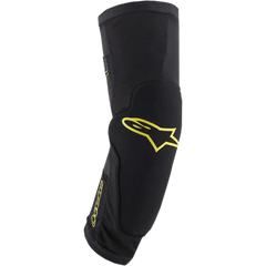 ALPINESTARS Paragon Plus Knee Protectors - Black/Acid Yellow - 2XL 1652419-1047-2X
