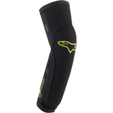 ALPINESTARS Paragon Plus Knee/Shin Guards - Black/Acid Yellow - 2XL 1652619-1047-2X