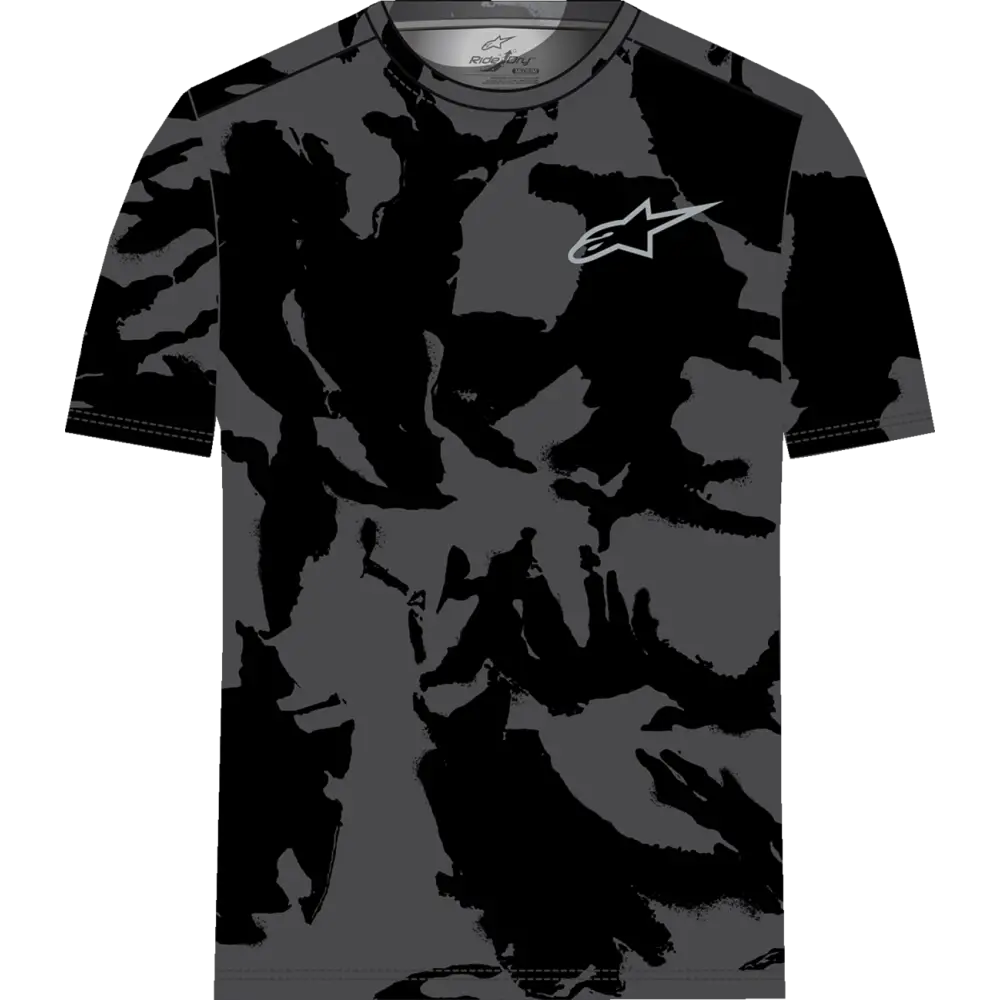 ALPINESTARS Performance Short-Sleeve T-Shirt - Black/Camo - Large 1214-70020-160-L