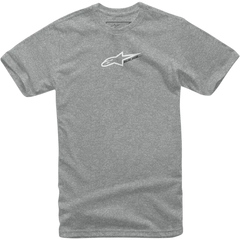ALPINESTARS Race Mod T-Shirt - Heather Gray/White - Medium 1230721011121M