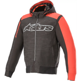 ALPINESTARS Rhod Windstopper Hoodie - Black/Gray/Red - 2XL 4200420-1123-2X