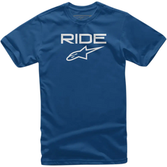 ALPINESTARS Ride 2.0 T-Shirt - Blue/White - Medium 1038720007920M