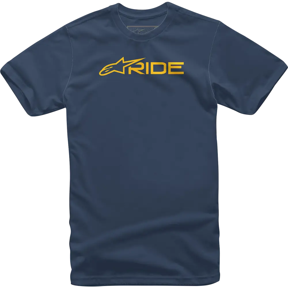 ALPINESTARS Ride 3.0 T-Shirt - Navy/Gold - XL 1232722007059XL