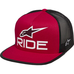 ALPINESTARS Ride 4.0 Trucker Hat - Red/Black/White - One Size 1214-81711-3112-OS