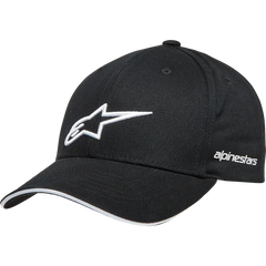 ALPINESTARS Rostrum Hat - Black/White - One Size 1232-81000-1020