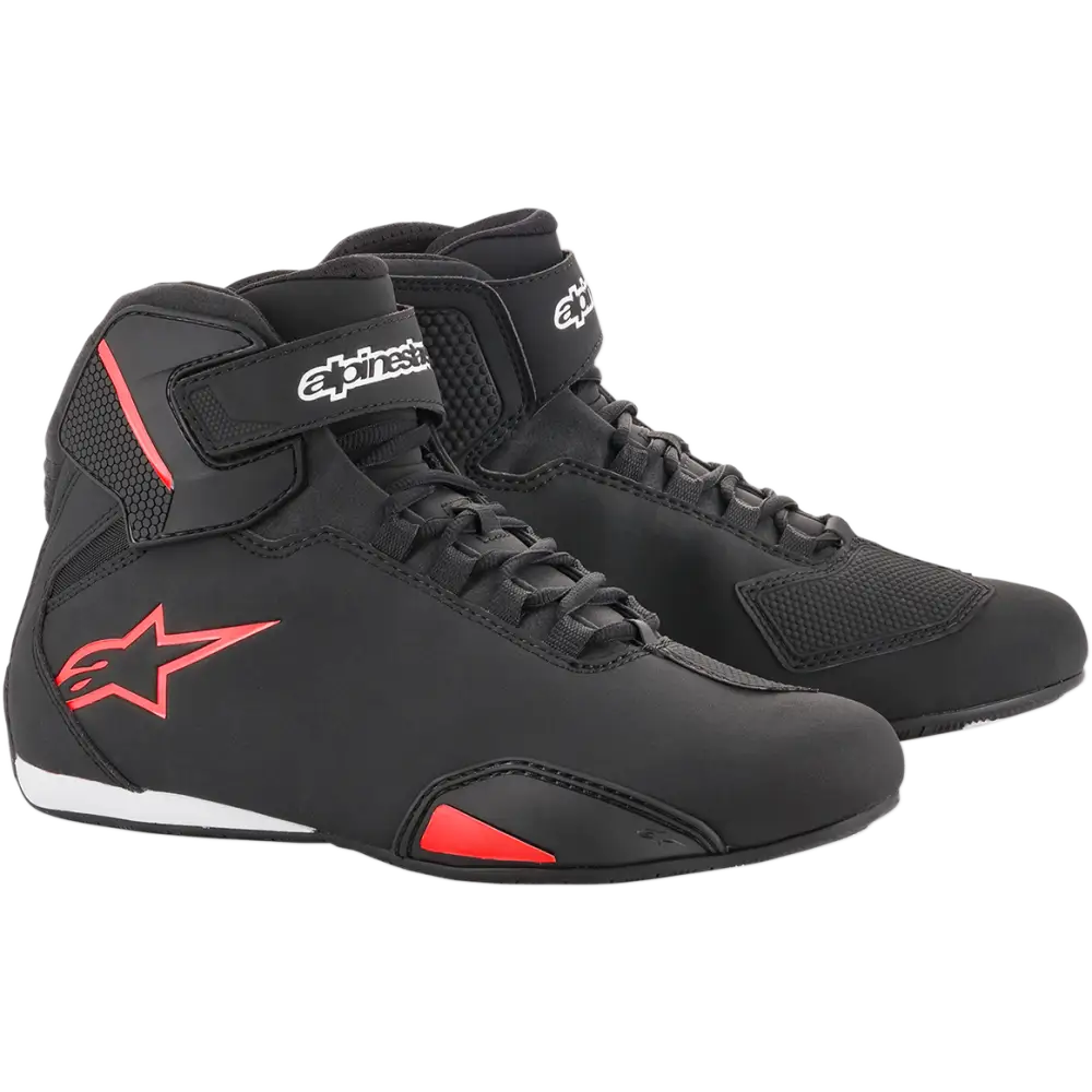 ALPINESTARS Sektor Shoes - Black/Red - US 9.5 2515518-13-9.5