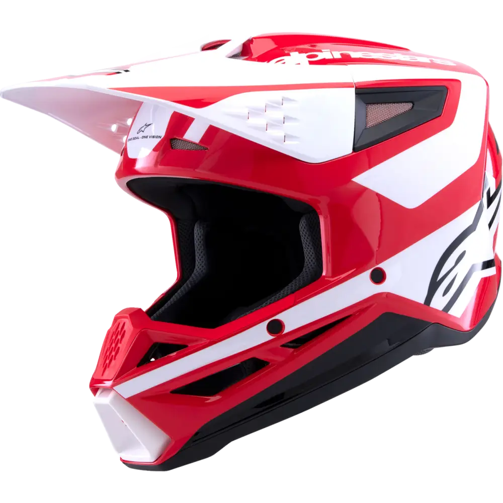 ALPINESTARS SM3 Helmet - Heat - Gloss Red/White/Black - Large 8301026-3126-L