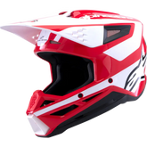 ALPINESTARS SM3 Helmet - Heat - Gloss Red/White/Black - Small 8301026-3126-S