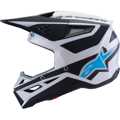 ALPINESTARS SM3 Helmet - Heat - Matte Silver/Blue/Black - Small 8301026-1949-S