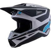 ALPINESTARS SM3 Helmet - Heat - Matte Silver/Blue/Black - XL 8301026-1949-XL
