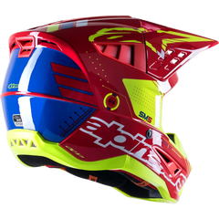 ALPINESTARS SM5 Helmet - Action - Red/White/Fluo Yellow - Medium 8306122-3325-MD