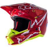 ALPINESTARS SM5 Helmet - Action - Red/White/Fluo Yellow - XL 8306122-3325-XL