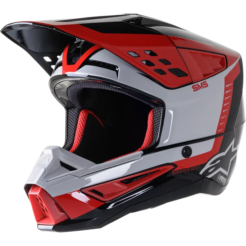 ALPINESTARS SM5 Helmet - Beam - Black/Gray/Red - XL 8303722-1313-XL