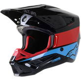 ALPINESTARS SM5 Helmet - Bond - Black/Red/Cyan - 2XL 8303522-1377-2X