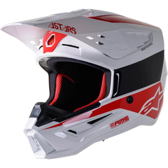 ALPINESTARS SM5 Helmet - Bond - White/Red - Small 8303522-2032-SM