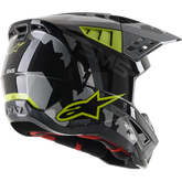 ALPINESTARS SM5 Helmet - Rover - Gray/Yellow - Medium 8303921-1592-MD