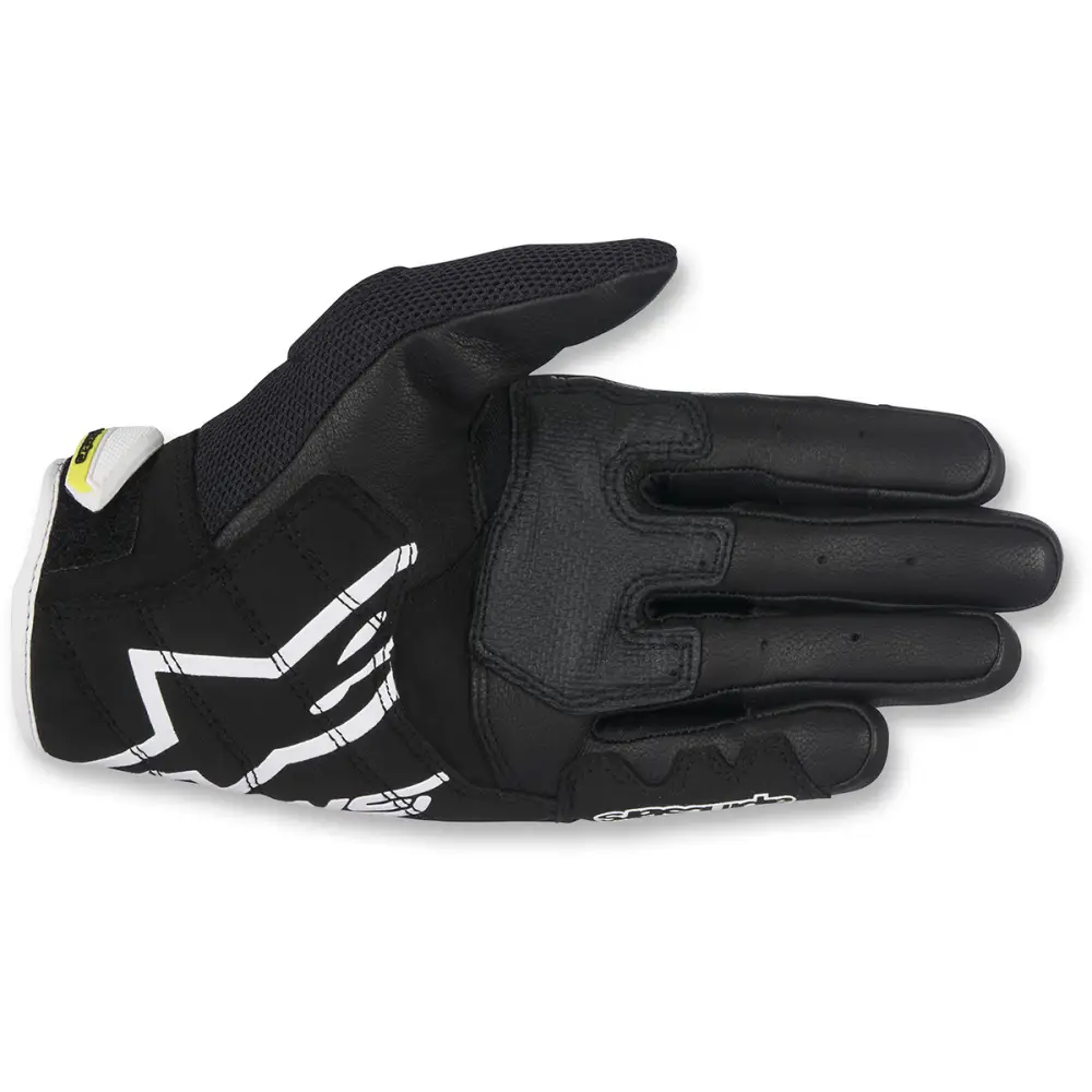 ALPINESTARS SMX-2 Air Carbon V2 Gloves - Black/White/Fluo Yellow - 2XL 3567717-125-2X