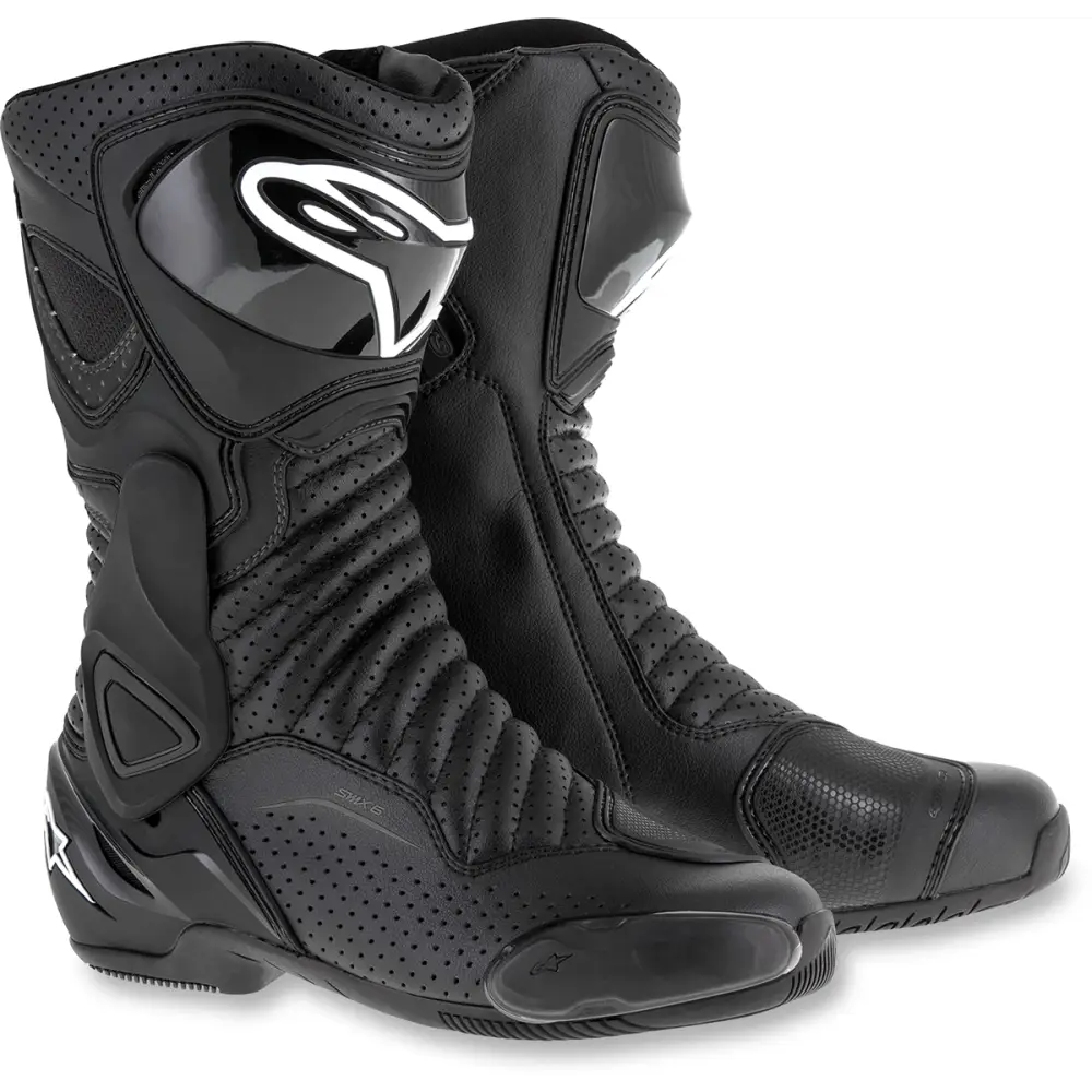 ALPINESTARS SMX-6 v2 Vented Boots - Black - US 14 / EU 50 2223017-1102-50