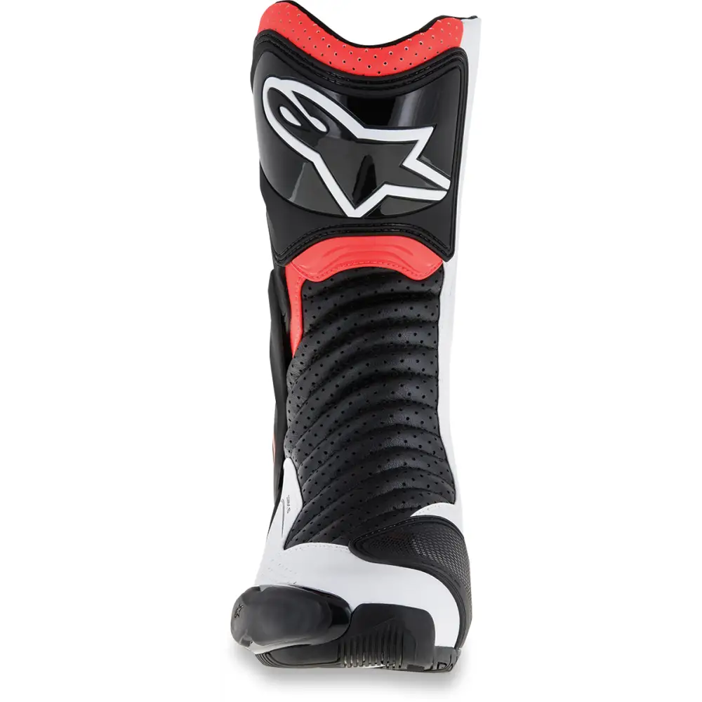 ALPINESTARS SMX-6 v2 Vented Boots - Black/White/Red Fluorescent - US 14 / EU 50 2223017-1320-50