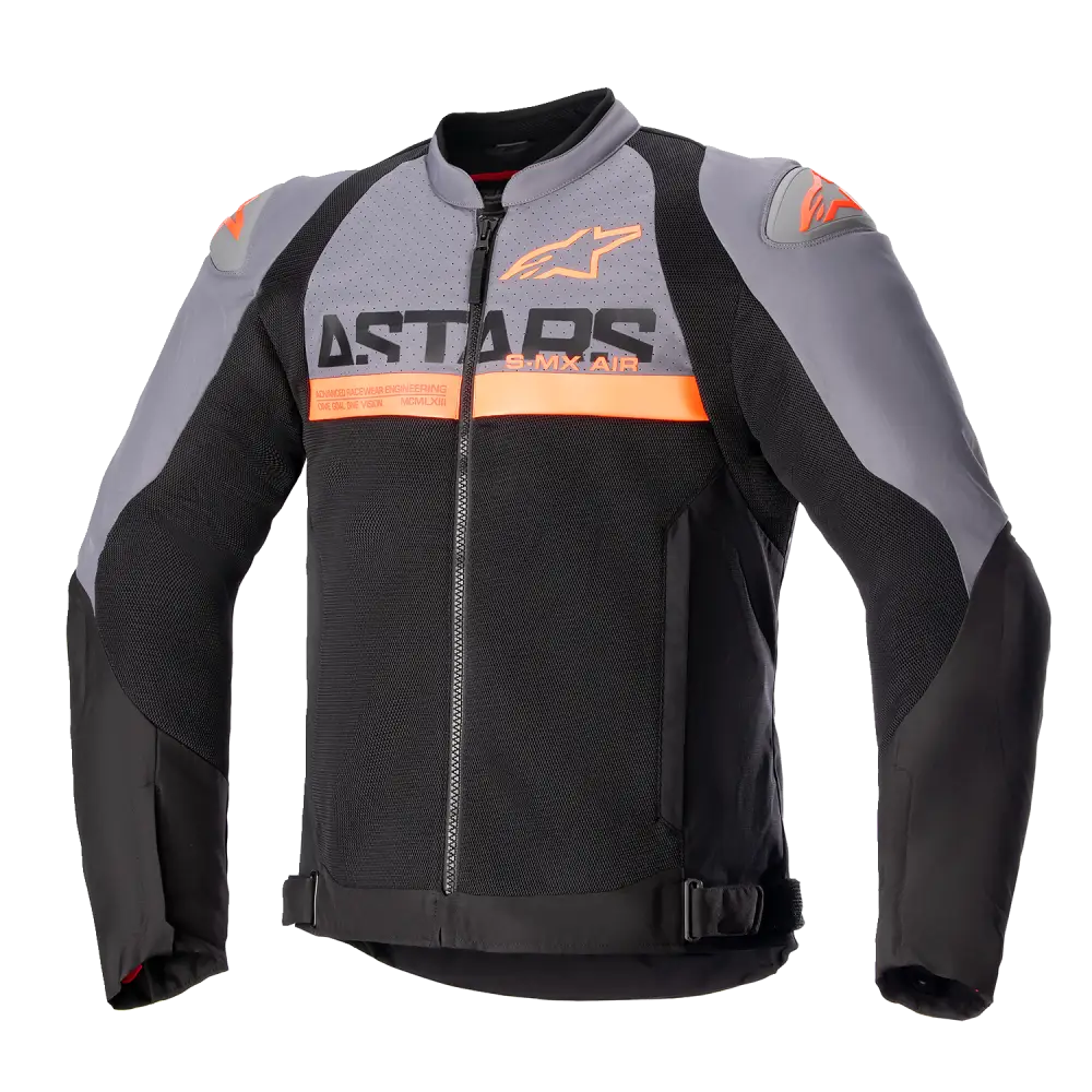 ALPINESTARS SMX Air Jacket - Dark Gray/Black/Orange Fluo - 3XL 3306523-914-3XL