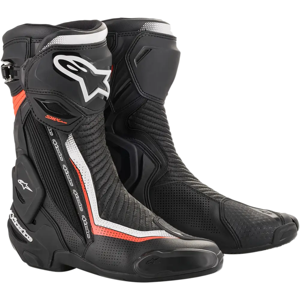 ALPINESTARS SMX+ Vented Boots - Black/White/Red - US 6.5 / EU 40 2221119-1231-40
