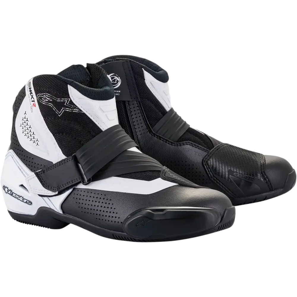ALPINESTARS SMX1-R V2 Boots - Black/White - US 9 / EU 43 2224021-12-43