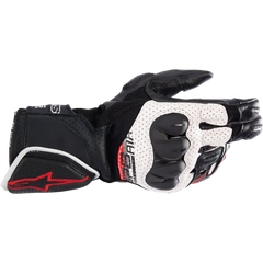 ALPINESTARS SP-8 Air V3 Gloves - Black/White/Bright Red - Medium 3558621-1304-M