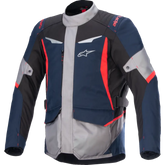 ALPINESTARS ST-1 WP Jacket - Dark Blue/Black/Bright Red - Large 3200625-7093-L