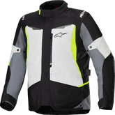 ALPINESTARS ST-1 WP Jacket - Ice Gray/Black/Yellow Fluo - Small 3200625-9145-S