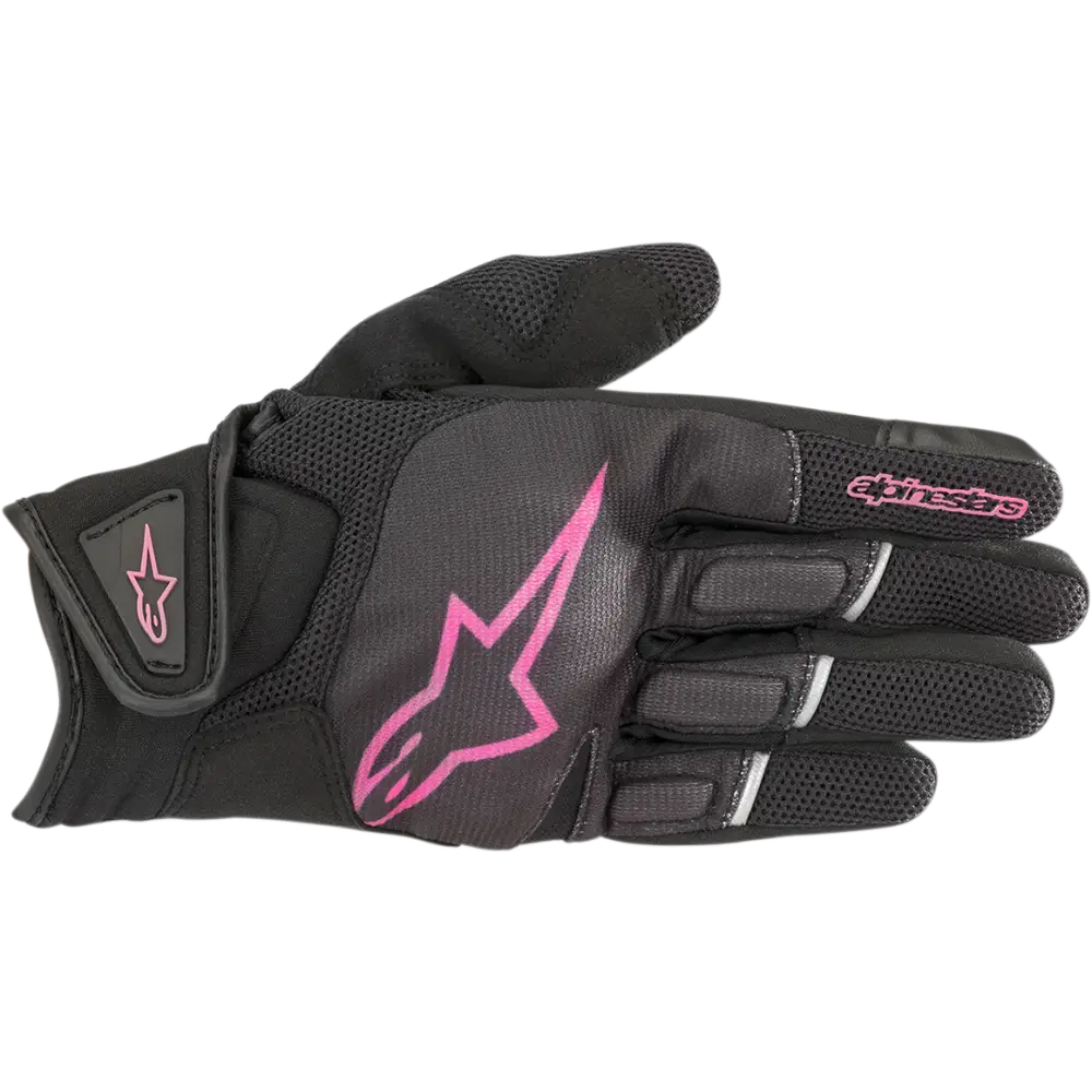 ALPINESTARS Stella Atom Gloves - Black/Fuchsia - Large 3594018-1039-L