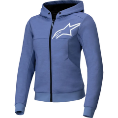 ALPINESTARS Stella Chrome v2 Sport Hoodie - Blue Violet/White - Medium 4210225-7185-M