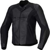 ALPINESTARS Stella Faster v3 Leather Jacket - Black/Black - US 14 / EU 50 3113625-1100-50