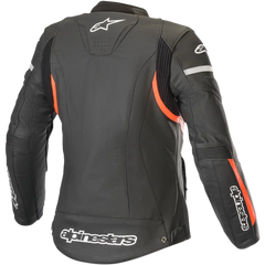 ALPINESTARS Stella Kira Leather Jacket - Black/Red - US 10 / EU 46 3112019-1030-46