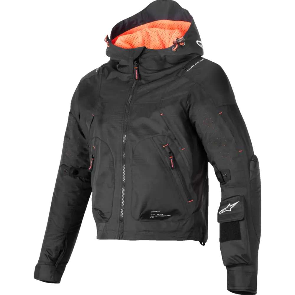 ALPINESTARS Stella Molly Air Jacket - Black/Coral Fluo - XS 3310625-1485-XS
