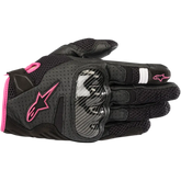 ALPINESTARS Stella SMX-1 Air V2 Gloves - Black/Fuchsia - Small 3590518-1039-S