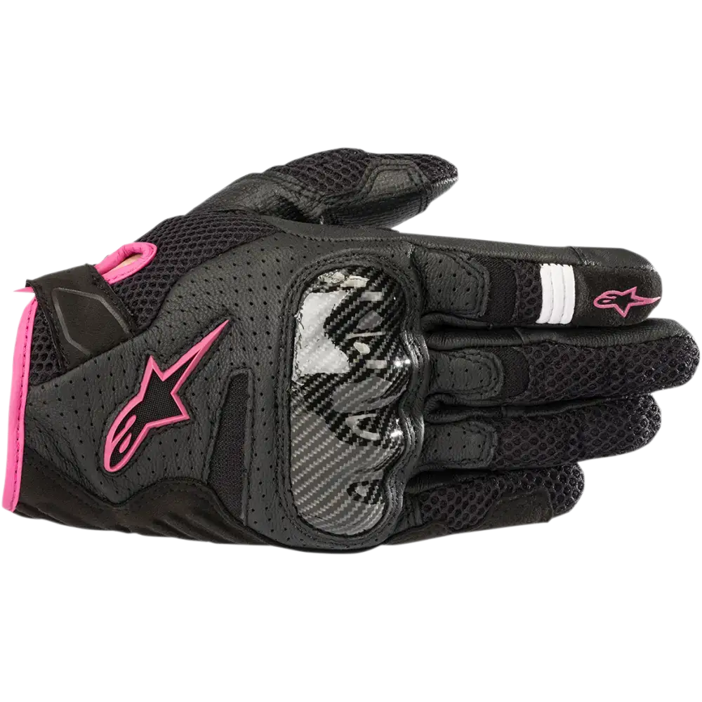 ALPINESTARS Stella SMX-1 Air V2 Gloves - Black/Fuchsia - XS 3590518-1039-XS