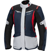 ALPINESTARS Stella ST-1 Waterproof Jacket - Blue/Black/Red Fluo - Large 3210325-7093-L