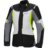 ALPINESTARS Stella ST-1 Waterproof Jacket - Ice Gray/Black/Yellow Fluo - XS 3210325-9145-XS