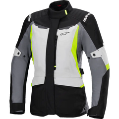 ALPINESTARS Stella ST-1 Waterproof Jacket - Ice Gray/Black/Yellow Fluo - Medium 3210325-9145-M