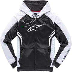 ALPINESTARS Strike Zip Hoodie - Black/White - Large 101953102-1020L