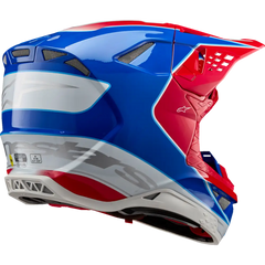 ALPINESTARS Supertech M10 Helmet - Aeon - MIPS? - Gloss Bright Red/Blue - Large 8301923-3017-L
