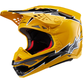 ALPINESTARS Supertech M10 Helmet - Ampress - MIPS? - Gloss Black/Yellow - 2XL 8300823-1414-2X