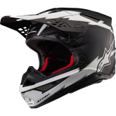 ALPINESTARS Supertech M10 Helmet - Ampress - MIPS? - Matte Black/White - 2XL 8300823-1121-2X